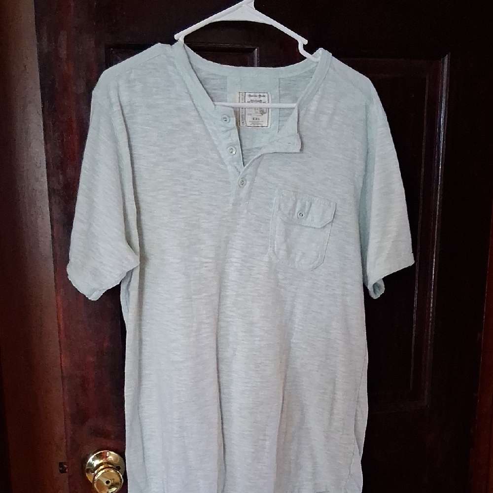 Tommy Bahama Light Mint Short-Sleeve Henley